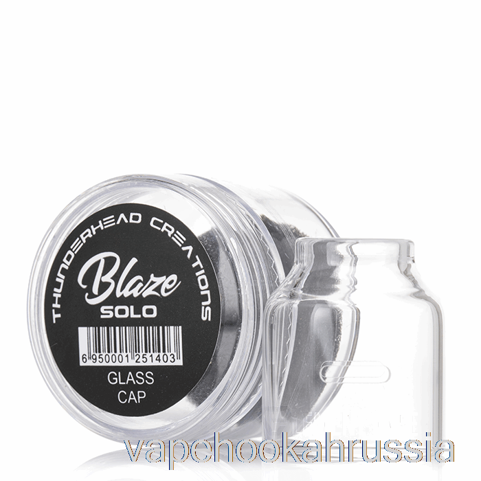 Vape Russia Thunderhead Creations Blaze Solo RDA Glass Cap Blaze Solo RDA Glass Top Cap